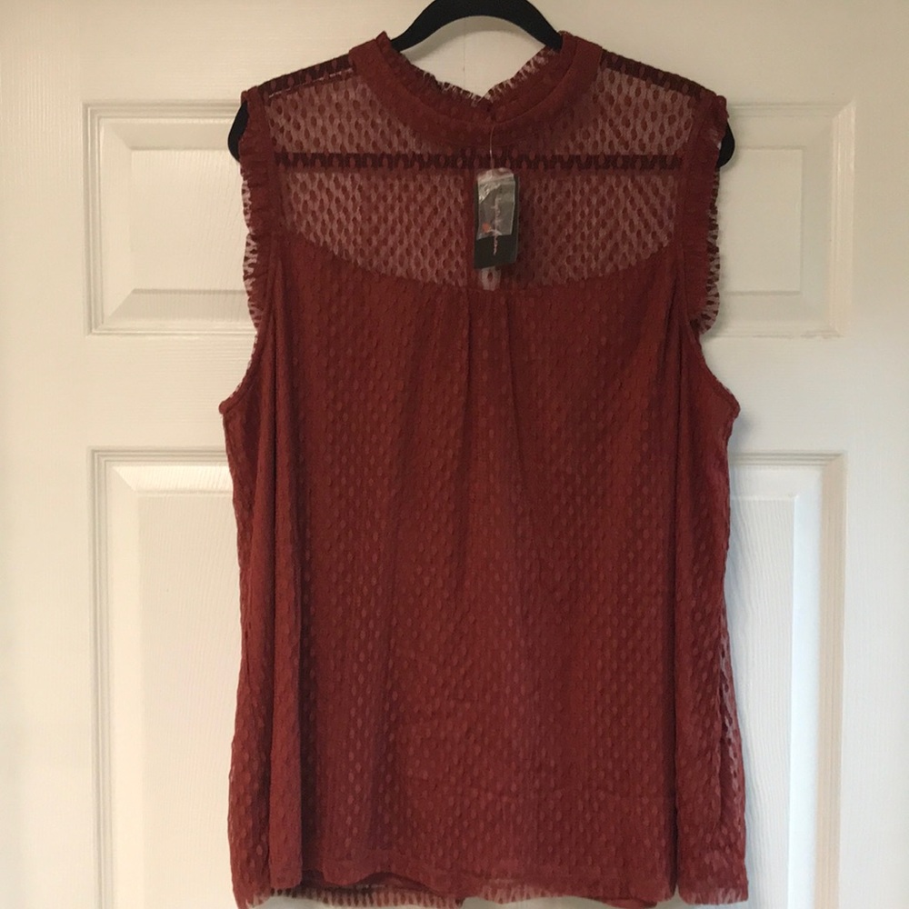 NWT Sheer Top Tank